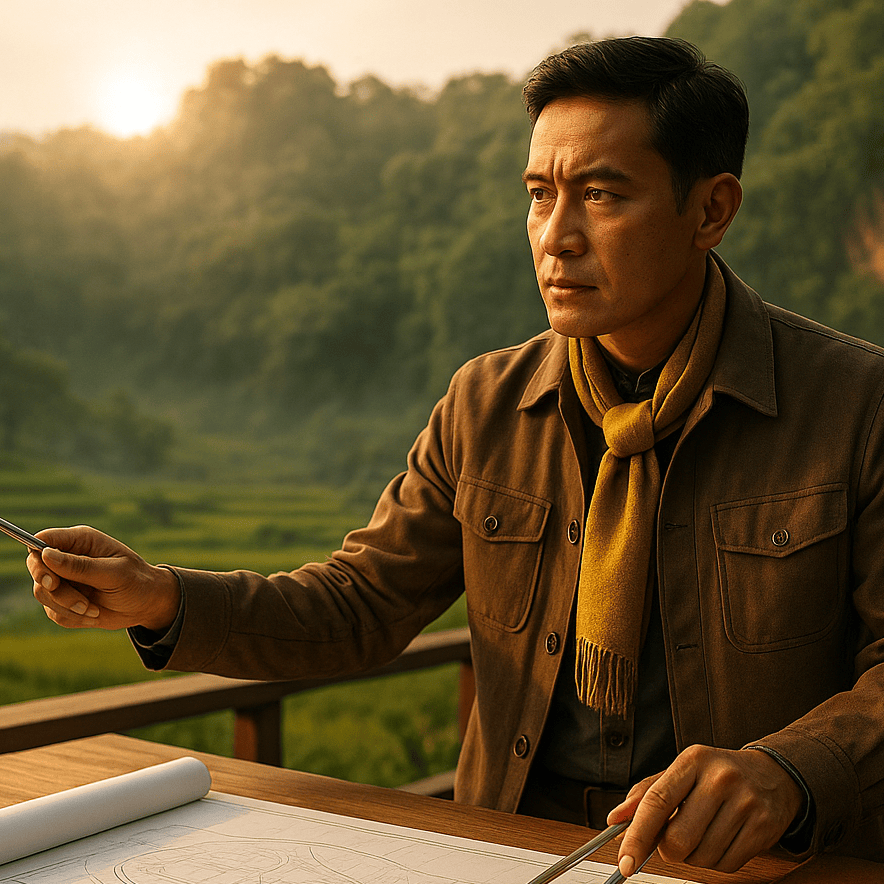 Status pengembangan kawasan wisata Cadas Gantung Bandung menampilkan peta perencanaan, masterplan indikatif, serta visual simulasi digital sebagai pratinjau resmi yang transparan sebelum tahap konstruksi fisik dimulai.