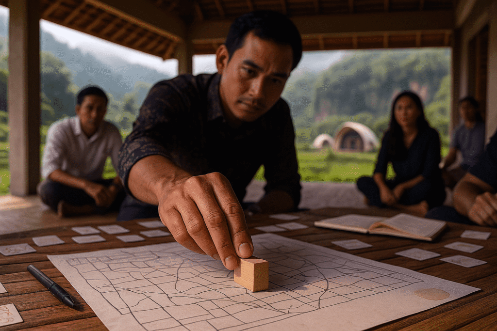 Wisata di Bandung semakin lengkap dengan aktivitas bale wisata Cadas Gantung, menghadirkan pengalaman budaya, alam, dan komunitas; tempat wisata di Bandung ini menawarkan pemandangan sawah terasering dan tebing kapur monumental.