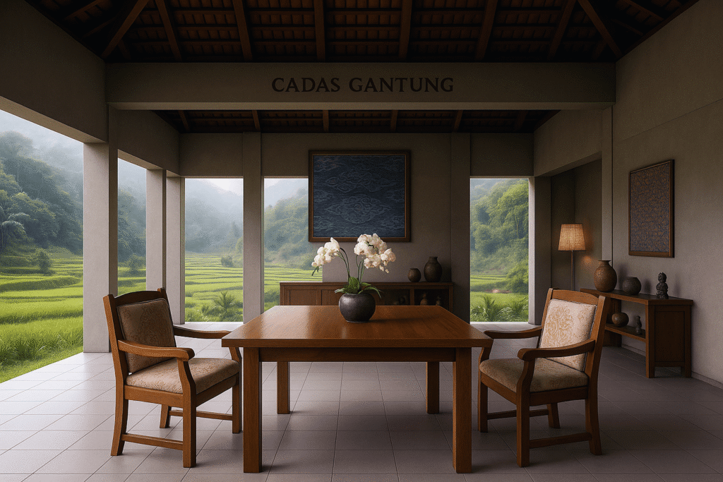 Tempat wisata di Bandung ini menghadirkan aktivitas bale wisata Cadas Gantung, ruang terbuka untuk aktivitas edukasi, seni, dan budaya; suasana pedesaan dan spot foto ikonik menjadi daya tarik utama.