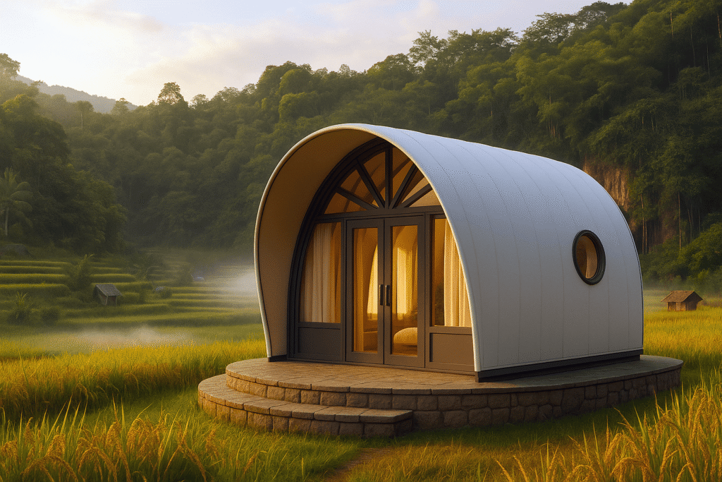 Tempat Wisata Bandung Cadas Gantung — kawasan pariwisata eco-luxury dengan luxury tent; ikon tebing, sawah, dan sungai; agro eduwisata & adventure alam Jawa Barat.