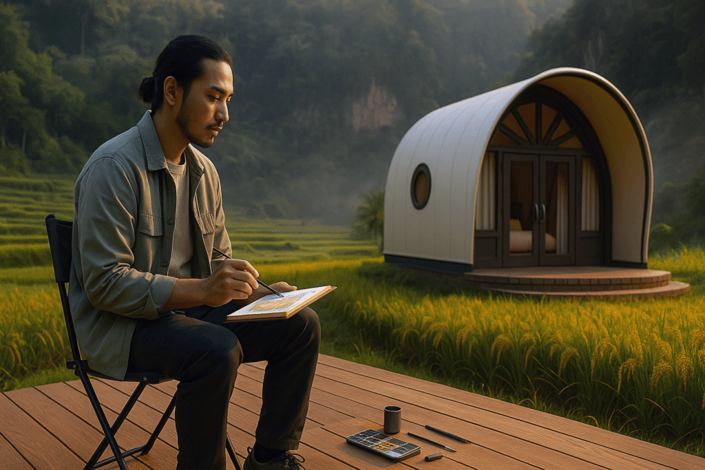 Tebing Keraton menampilkan bentang hutan pinus menghampar, wisata bandung viral di insatagram; temapt wisata bandung hits untuk trekking ringan, foto siluet pagi, dan momen romantis saat awan bergulung menyelimuti perbukitan hijau Dago Atas. terkini hits