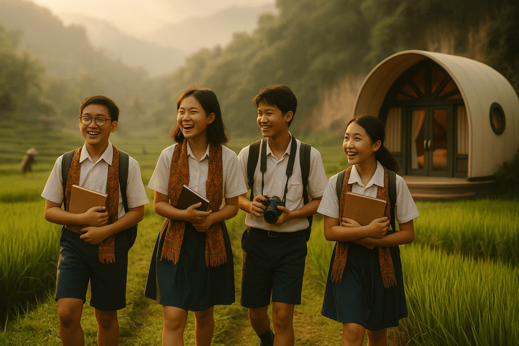 empat eduwisata Bandung menghubungkan ilmu sains dan budaya melalui kegiatan edukasi sawah, menanamkan kesadaran pangan dan tanggung jawab ekologis.