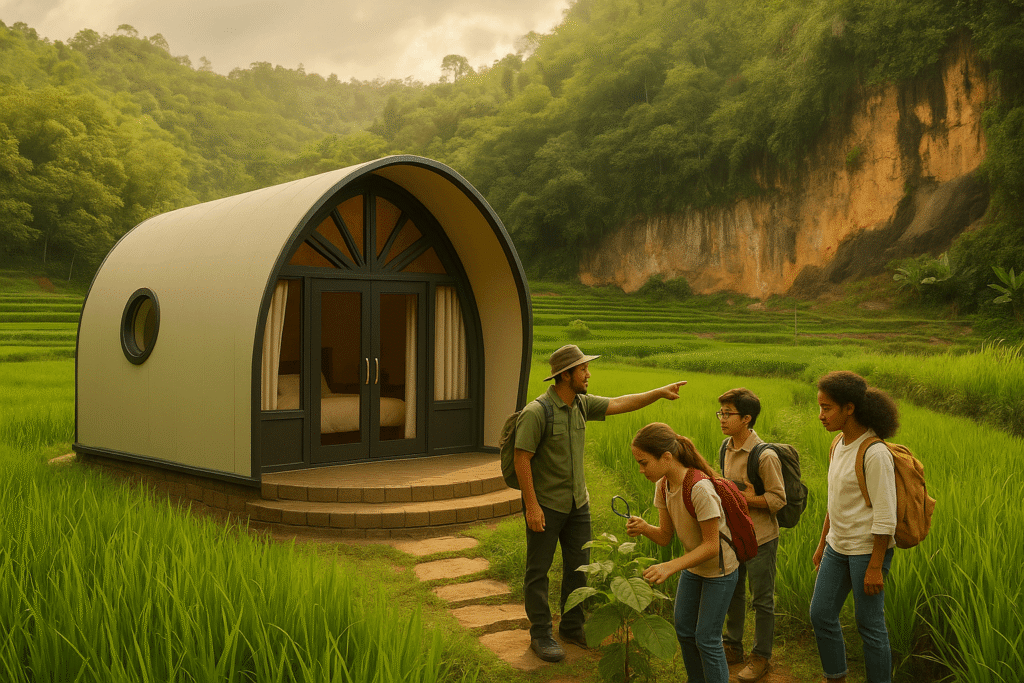 Wisata edukasi Bandung memperkenalkan praktik pertanian sawah dan holtikultura berkelanjutan, menanamkan nilai ekologis, kerja sama, dan kemandirian pangan berbasis pengetahuan lokal