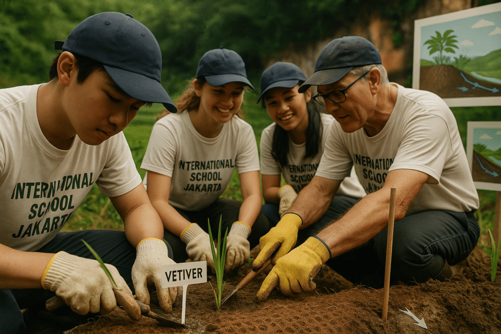 Eduwisata Bandung mengajarkan teknik irigasi sawah, pola tanam sayur holtikultura, serta pentingnya rotasi tanaman untuk menjaga kesuburan tanah berkelanjutan.