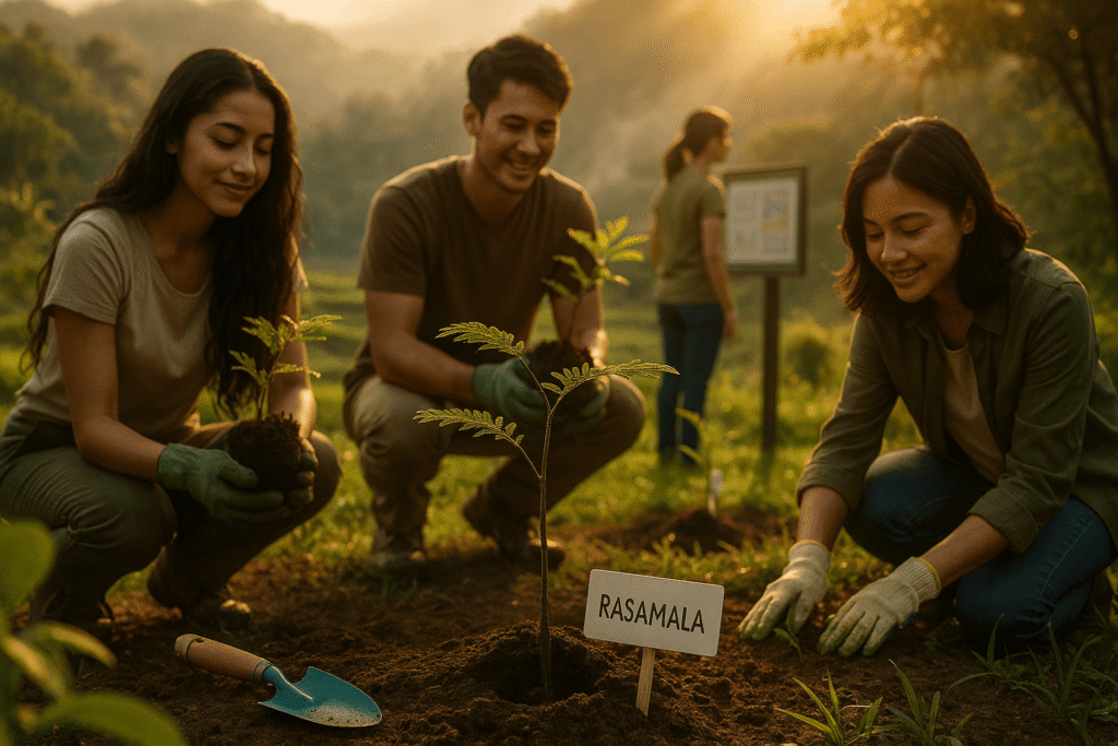 Tempat eduwisata Bandung mengajarkan praktik tandur padi di sawah, penanaman sayuran holtikultura, dan pengelolaan limbah organik menjadi kompos alami ramah lingkungan.