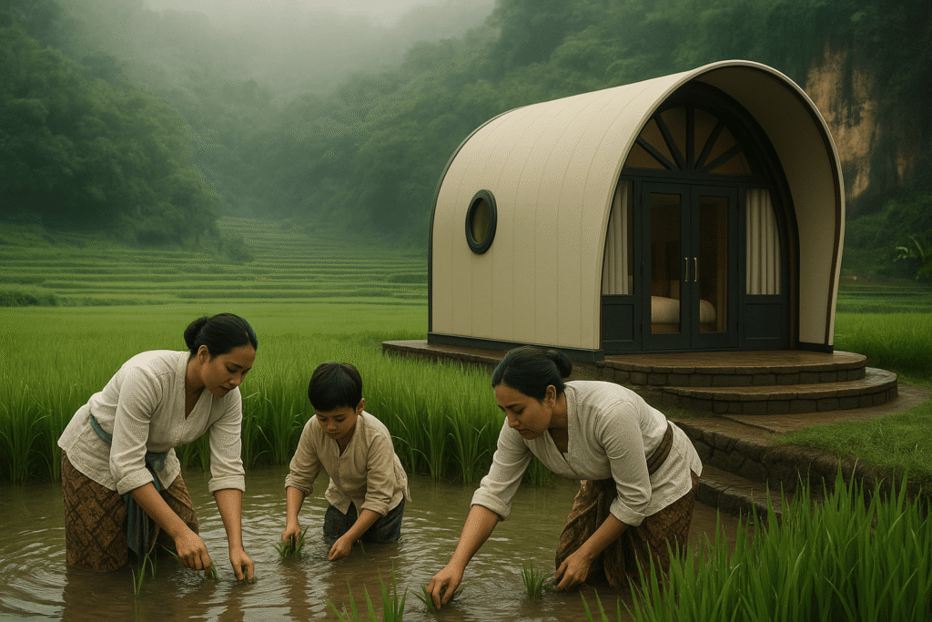 Tempat agrowisata di Bandung menjadi destinasi populer untuk belajar menanam, memanen, dan memahami siklus pertanian alami.