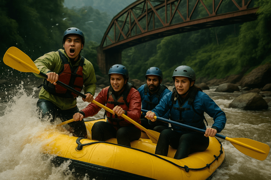 Petualangan rafting Bandung memacu adrenalin, mempererat kerja sama, dan menghadirkan kebahagiaan di tengah alam.