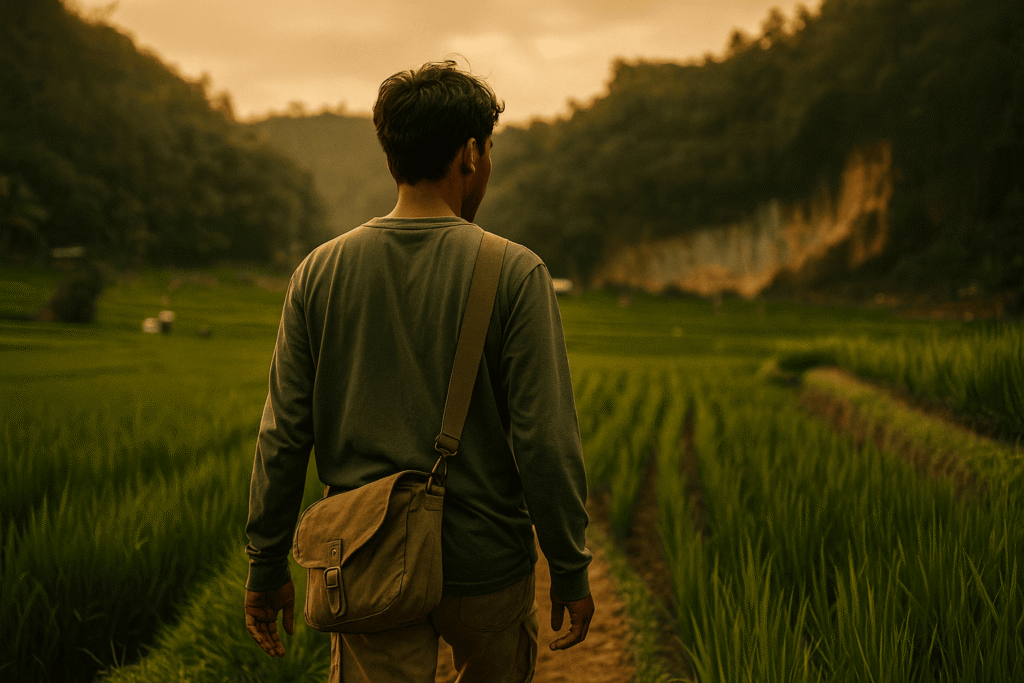 Dokumentasi wisata agro di bandung memperlihatkan irigasi tradisional, refleksi langit, dan aktivitas panen bersama petani lokal berpengalaman pada musim terbaik.